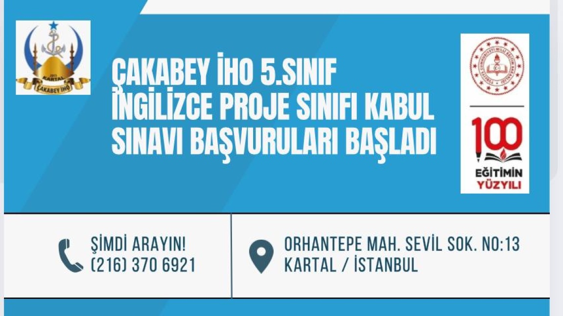 5.SINIF İNGİLİZCE PROJE SINIFI KABUL SINAVI BAŞVURULARI BAŞLADI!